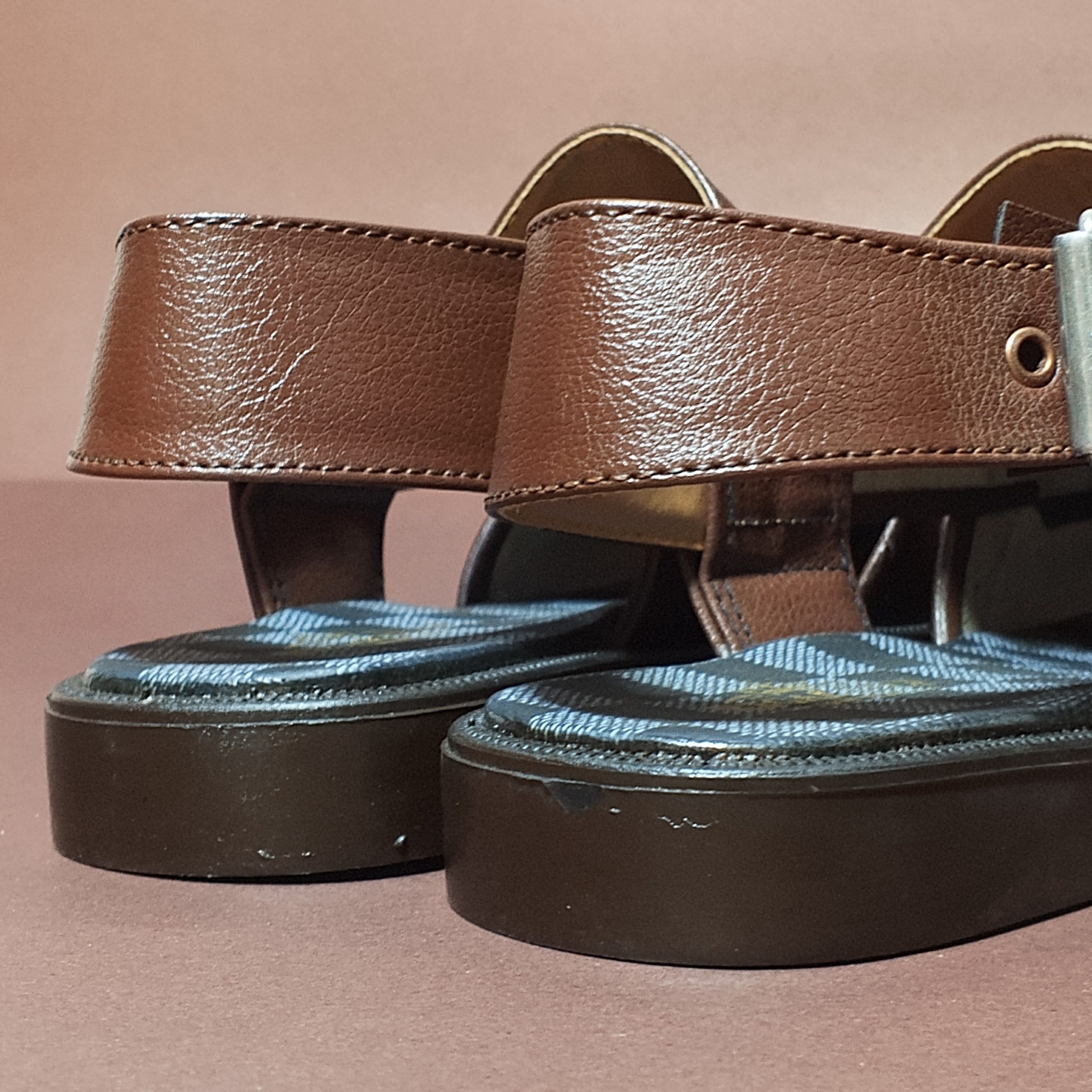 premium brown rexine peshawari chappal – imported wax finish premium brown rexine peshawari chappal – imported wax finish
