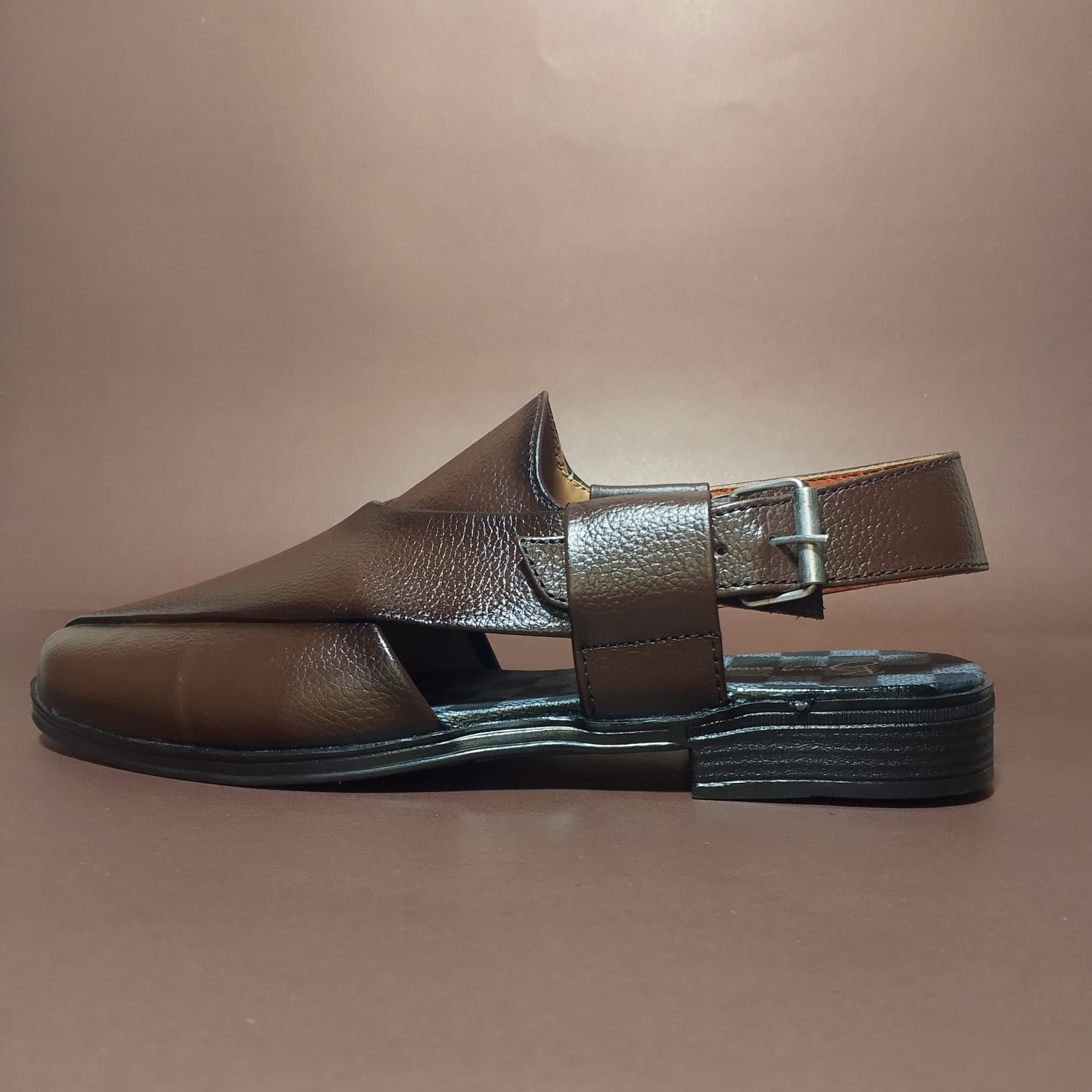 classic tan cow leather peshawari chappal classic tan cow leather peshawari chappal