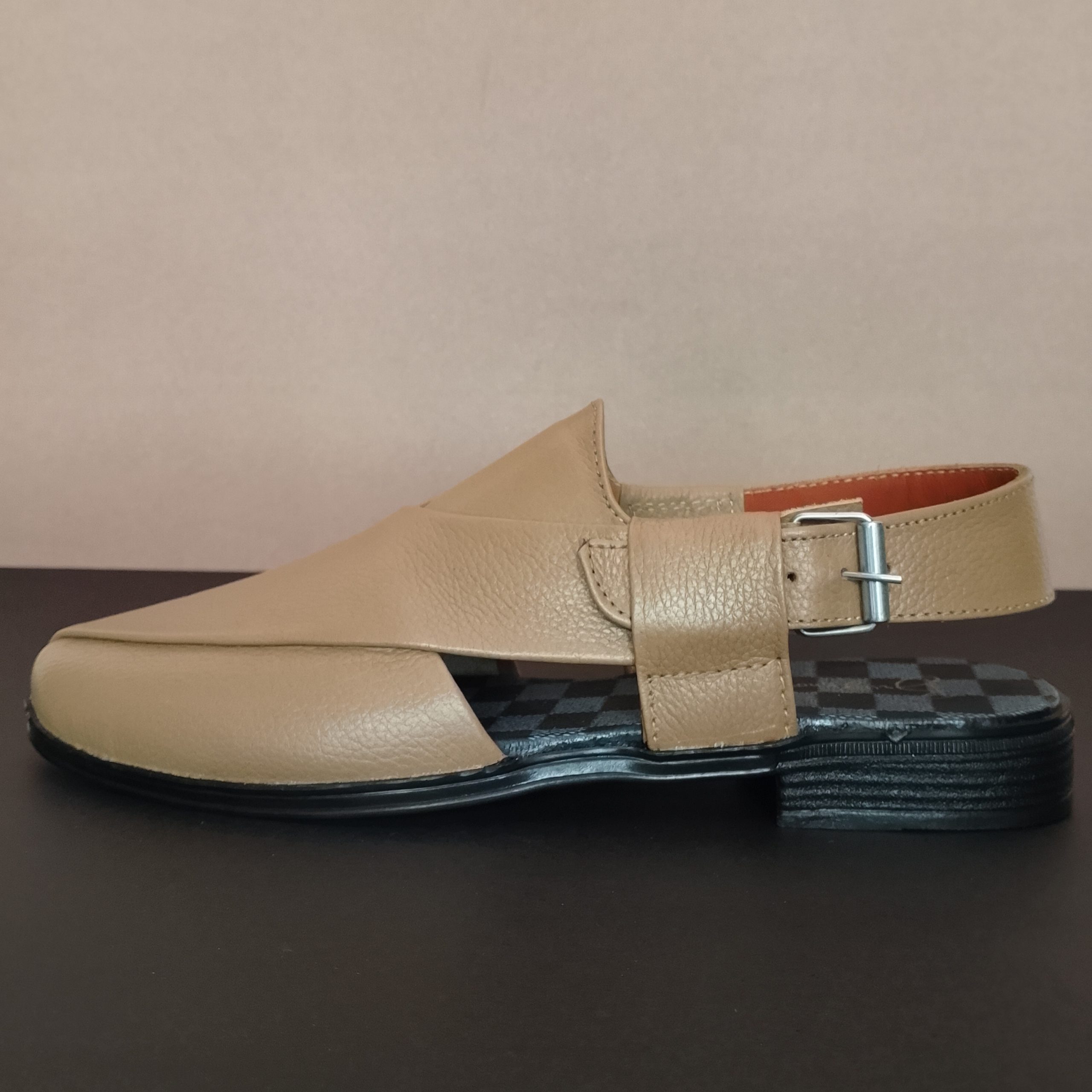 classic tan cow leather peshawari chappal classic tan cow leather peshawari chappal