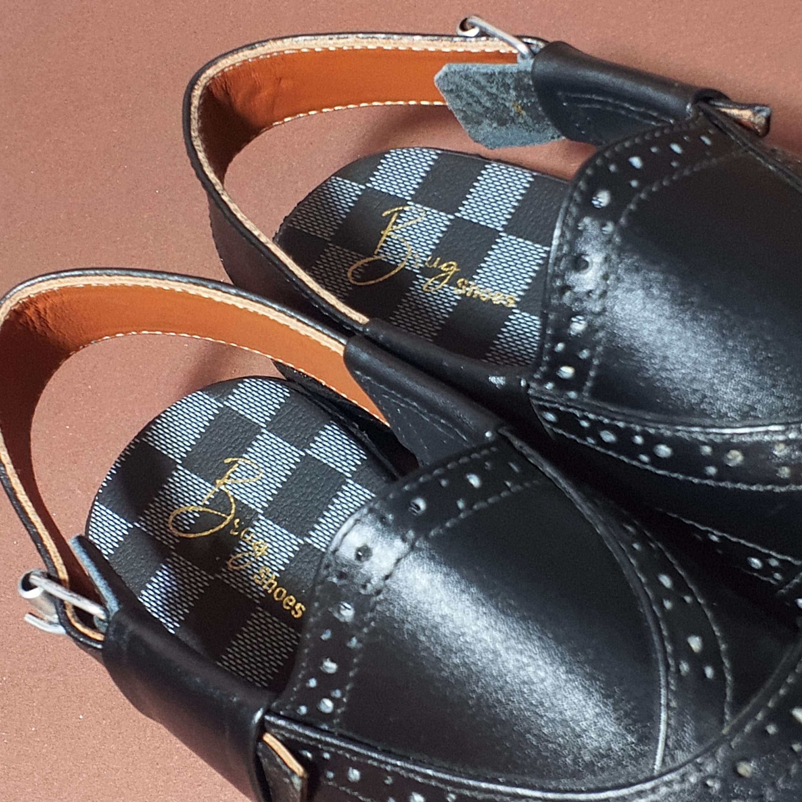 premium dark brown leather peshawari chappal premium dark brown leather peshawari chappal