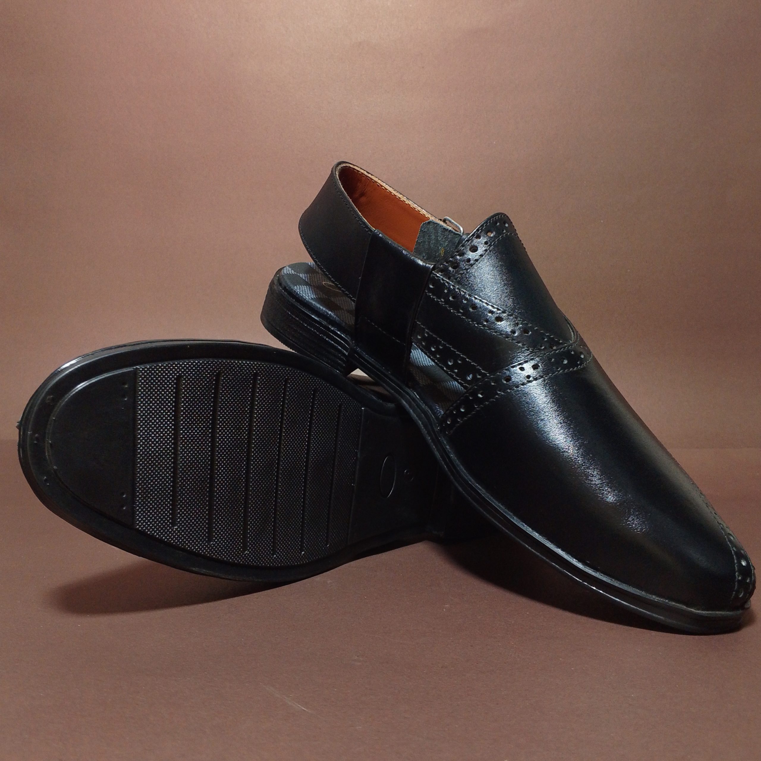premium dark brown leather peshawari chappal premium dark brown leather peshawari chappal